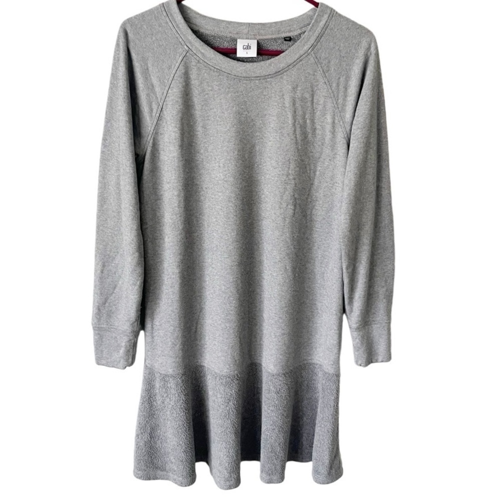 CAbi Dress Women's Small Flashdance Knit Sweatshirt Minimalist Comfort 3459